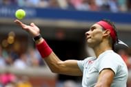 Rafael Nadal pictured at the 2022 US Open.